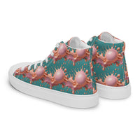 Women’s high top canvas shoes Good Vibrations