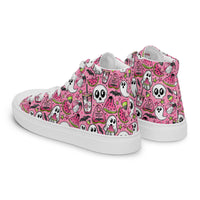 Women’s high top canvas shoes Good Vibrations