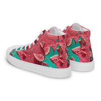 Women’s high top canvas shoes Good Vibrations