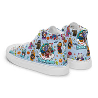 Women’s high top canvas shoes Good Vibrations