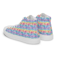 Women’s high top canvas shoes Good Vibrations