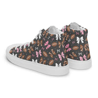 Women’s high top canvas shoes Good Vibrations