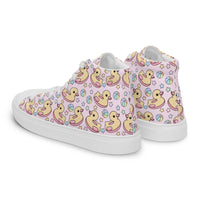 Women’s high top canvas shoes Good Vibrations