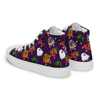 Women’s high top canvas shoes Good Vibrations