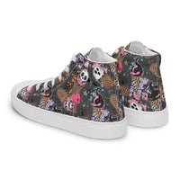 Women’s high top canvas shoes Good Vibrations