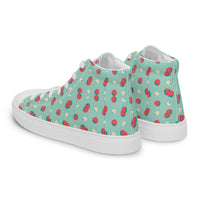 Women’s high top canvas shoes Good Vibrations