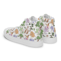 Women’s high top canvas shoes Good Vibrations