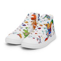 Women’s high top canvas shoes Good Vibrations Adult Super Store