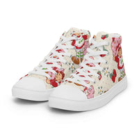 ShortCake Women’s high top canvas shoes Good Vibrations Adult Super Store