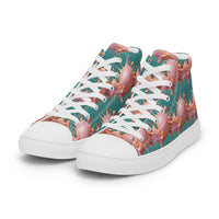 Women’s high top canvas shoes Good Vibrations