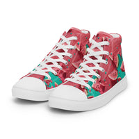 Women’s high top canvas shoes Good Vibrations