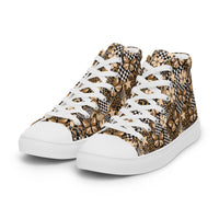 Women’s high top canvas shoes Good Vibrations