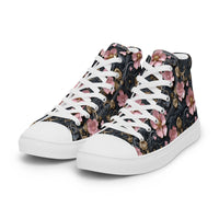 Women’s high top canvas shoes Good Vibrations