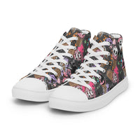 Women’s high top canvas shoes Good Vibrations