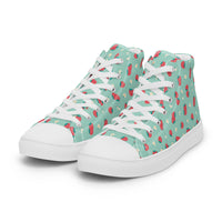 Women’s high top canvas shoes Good Vibrations