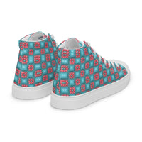 Women’s high top canvas shoes Good Vibrations