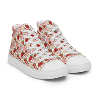 Women’s high top canvas shoes Good Vibrations