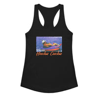Women’s fitted racerback tank top Good Vibrations Adult Super Store
