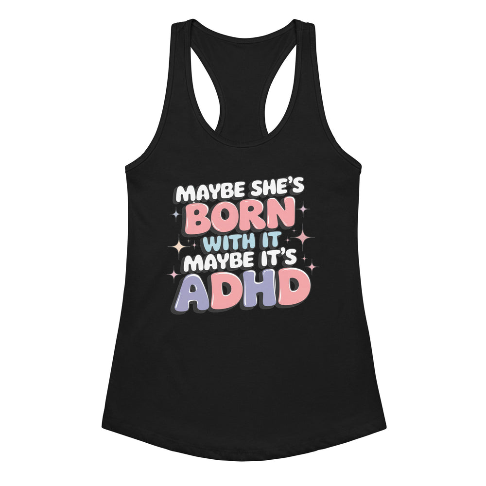 Women’s fitted racerback tank top Good Vibrations Adult Super Store