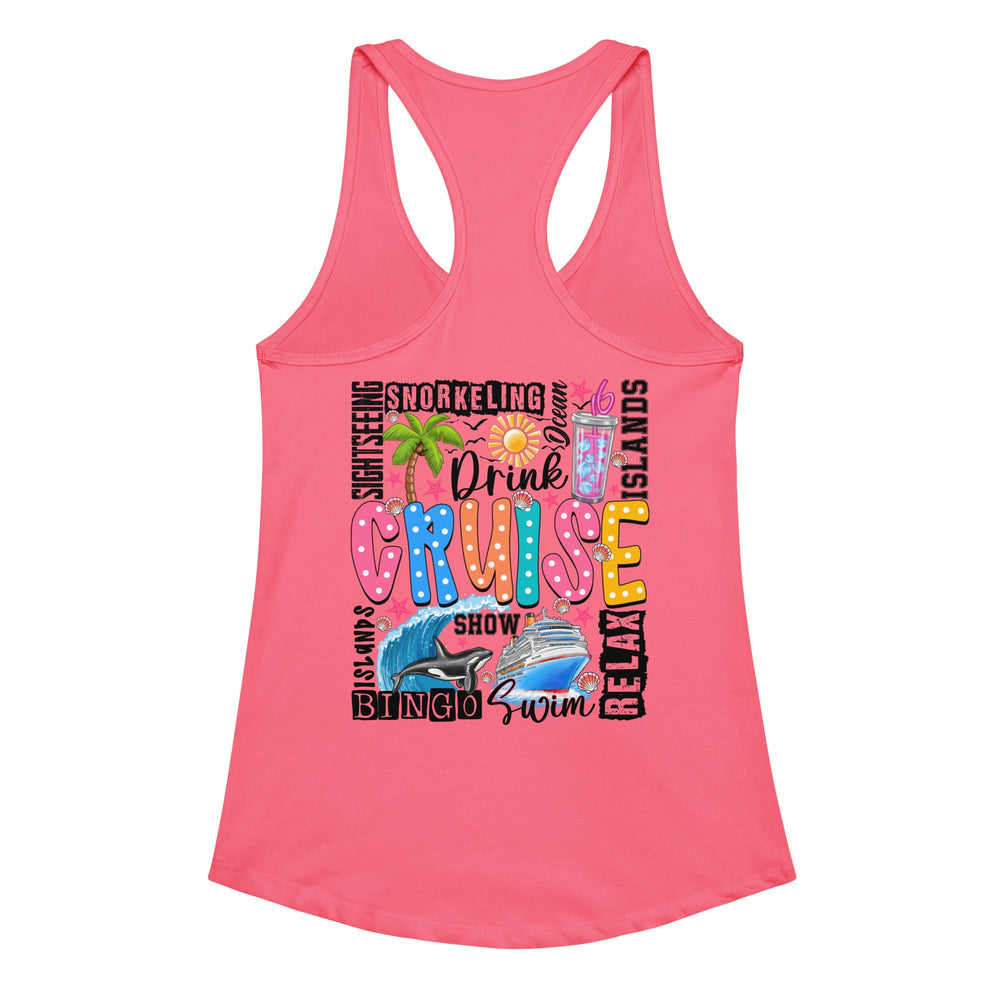 Women’s fitted racerback tank top Good Vibrations Adult Super Store