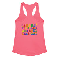 Women’s fitted racerback tank top Good Vibrations Adult Super Store