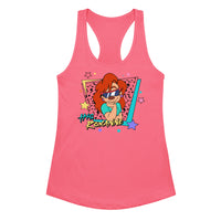 Women’s fitted racerback tank top Good Vibrations Adult Super Store