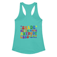 Women’s fitted racerback tank top Good Vibrations Adult Super Store