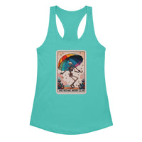 Women’s fitted racerback tank top Good Vibrations Adult Super Store