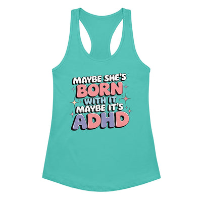 Women’s fitted racerback tank top