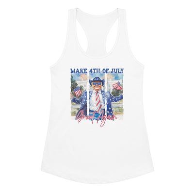 Women’s fitted racerback tank top