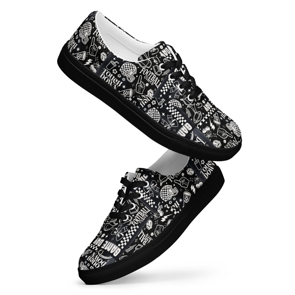 Women’s lace-up canvas shoes Good Vibrations