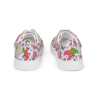 Women’s lace-up canvas shoes Good Vibrations