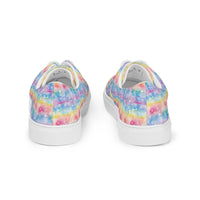 Women’s lace-up canvas shoes Good Vibrations