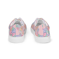 Women’s lace-up canvas shoes Good Vibrations