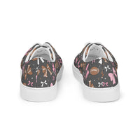 Women’s lace-up canvas shoes Good Vibrations