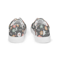 Women’s lace-up canvas shoes Good Vibrations