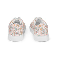 Women’s lace-up canvas shoes Good Vibrations