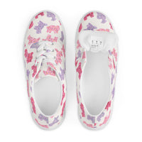 Women’s lace-up canvas shoes Good Vibrations