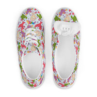 Women’s lace-up canvas shoes Good Vibrations