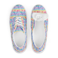 Women’s lace-up canvas shoes Good Vibrations