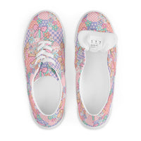 Women’s lace-up canvas shoes Good Vibrations