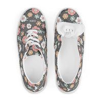 Women’s lace-up canvas shoes Good Vibrations