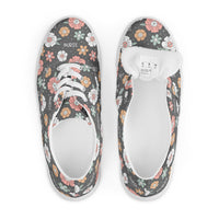 Women’s lace-up canvas shoes Good Vibrations