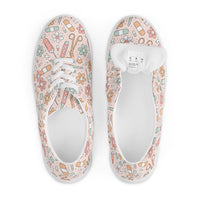 Women’s lace-up canvas shoes Good Vibrations