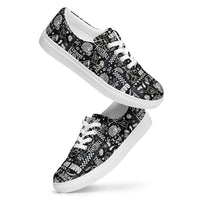 Women’s lace-up canvas shoes Good Vibrations