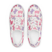 Women’s lace-up canvas shoes Good Vibrations