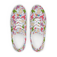 Women’s lace-up canvas shoes Good Vibrations