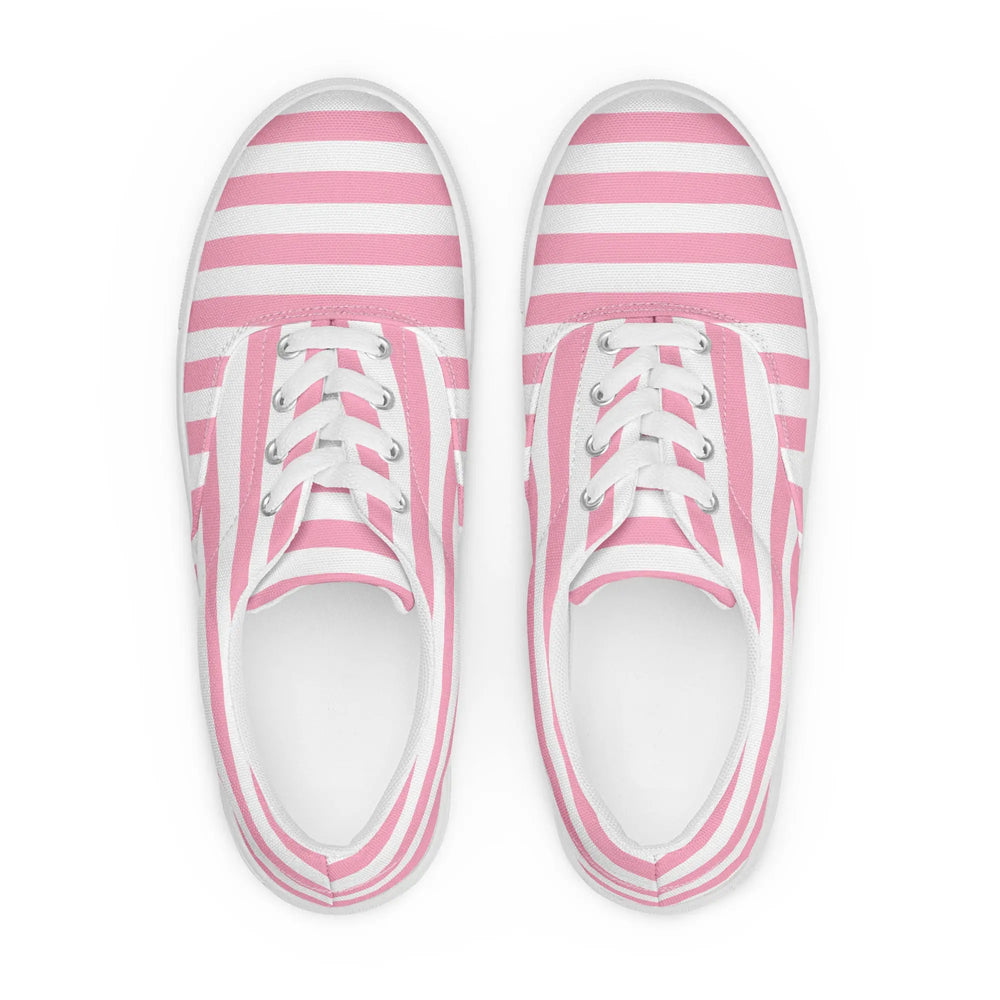 Women’s lace-up canvas shoes Good Vibrations