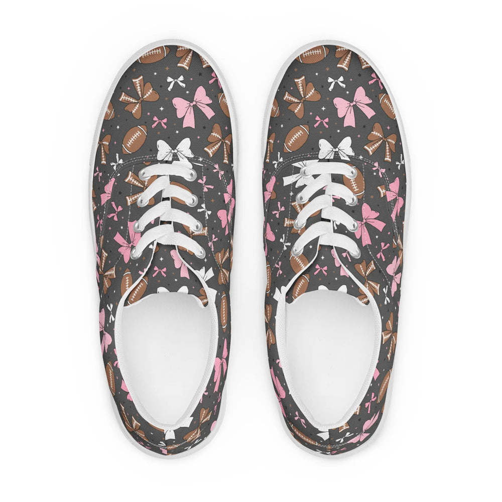 Women’s lace-up canvas shoes Good Vibrations