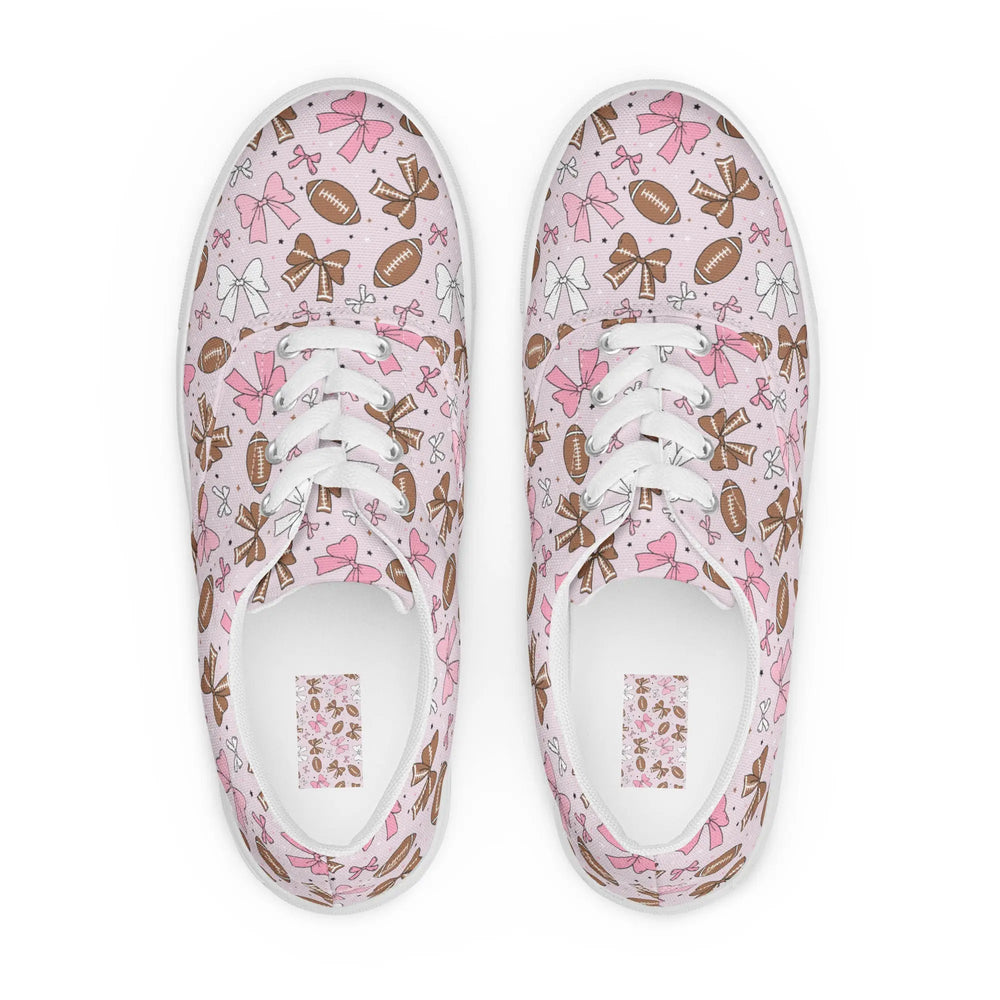 Women’s lace-up canvas shoes Good Vibrations